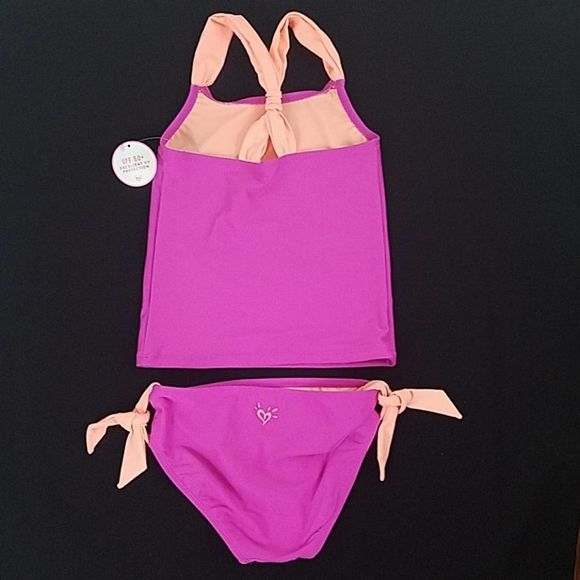 Justice Girl's Two Piece Unicorn Swimsuit - Picture 2 of 6